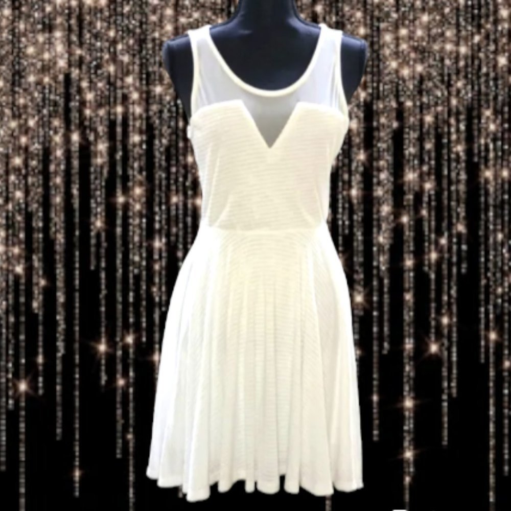 Pacsun Kirra Sleeveless Mini Dress in White